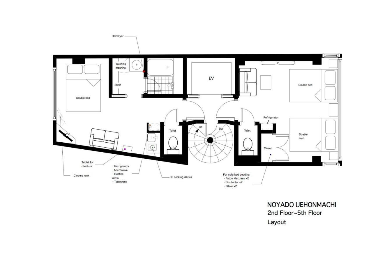 Apartmán Noyado Uehonmachi Ósaka Exteriér fotografie